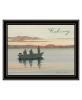 "Fishing" by Bonnie Mohr; Ready to Hang Framed Print; Black Frame