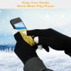 Unisex Touch Screen Gloves, Full Finger Winter Warm Knitted Gloves For Warmth. Running, Cycling, Camping, Hiking