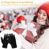 Unisex Touch Screen Gloves, Full Finger Winter Warm Knitted Gloves For Warmth. Running, Cycling, Camping, Hiking