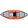 Inflatable Kayak Set with Paddle &amp; Air Pump; Portable Recreational Touring Kayak Foldable Fishing Touring Kayaks; 1 Person