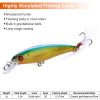 10Pcs Fishing Lures Kit Spoon Lures Hard Spinner Baits