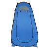 1-2 Person Portable Pop Up Toilet Shower Tent Changing Room Dressing Tent Camping Shelter Blue