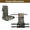 Foldable Tree Stand Seat Replacement Camouflage Waterproof Oxford Cloth Hunting Tree stand Seat Cushion for Hunting Climber Deer Ladder