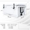 White color ice cooler box 65QT camping ice chest beer box outdoor fishing coolerBlue