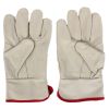 5 Pairs Random Color PU Leather Protective Working Gloves