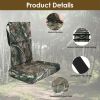 Foldable Tree Stand Seat Replacement Camouflage Waterproof Oxford Cloth Hunting Tree stand Seat Cushion for Hunting Climber Deer Ladder