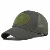 1pc Breathable Tactical Baseball Cap; Multi-color Mesh Sun Hat With Skull Pattern; For Outdoor Hunting And Hiking