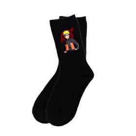 New Naruto Socks Man Anime Cartoon Hokage Uzumaki Naruto Uchiha Sasuke Cosplay Medium Tube Cotton Couple Socks Sports Stockings (Color: 11)