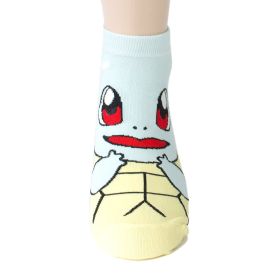 Kawaii Anime Socks Men Cute Cartoon Figures Squirtle Ladies Funny Socks Women Breathable Cotton Short Socks (Color: 4)