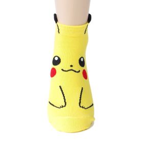 Kawaii Anime Socks Men Cute Cartoon Figures Squirtle Ladies Funny Socks Women Breathable Cotton Short Socks (Color: 3)