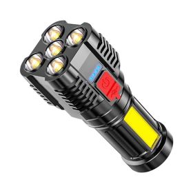 Portable High Lumen Camping Hiking Adventure Flashlight (type: Flashlights, Color: Black B)