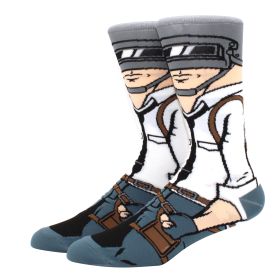 Fashion men's funny socks fashion women's personality anime socks cartoon fashion skarpety high quality sewing pattern (Color: 25)