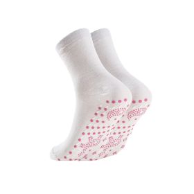 3 Pairs Heated Socks; Self Heating Socks for Men and Women; Massage Anti-Freezing for Fishing Camping Hiking Skiing and Foot Warmer (Color: White)