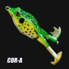 1pc Fishing Lure, Soft Frog Artificial Bait With Rotating Legs;