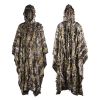 Kylebooker 3D Maple Leafy Hunting Camouflage, Poncho Ghillie Suit Sniper Clothing, Camo Cape Cloak