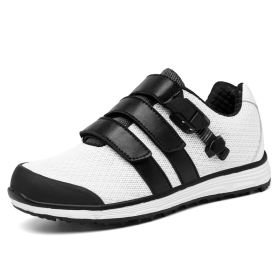 2022 Men Golf Shoes Spikeless Golf Shoes for Men Golf Trainer Shoes Men Spikeless Golf Shoes (Color: Black white, size: Eur41)