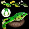 1pc Fishing Lure, Soft Frog Artificial Bait With Rotating Legs;