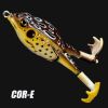 1pc Fishing Lure, Soft Frog Artificial Bait With Rotating Legs;