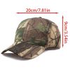 1pc Men's Adjustable Cap; Camo Hunting Fitted Cap