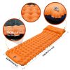 Outdoor Camping Sleeping Pad Inflatable Mattress with Pillows.