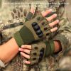 Half Finger Men's Outdoor Military Tactical Gloves. Sports, Shooting, Hunting, Airsoft Motorcycle, Cycling