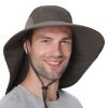 Fishing Sun Hat UV Protection Neck Cover Sun Protect Cap. Wide Brim Neck Flap Fishing Cap for Travel, Camping, Hiking Boating