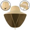 Fishing Sun Hat UV Protection Neck Cover Sun Protect Cap. Wide Brim Neck Flap Fishing Cap for Travel, Camping, Hiking Boating