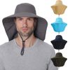 Fishing Sun Hat UV Protection Neck Cover Sun Protect Cap. Wide Brim Neck Flap Fishing Cap for Travel, Camping, Hiking Boating