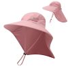 Fishing Sun Hat UV Protection Neck Cover Sun Protect Cap. Wide Brim Neck Flap Fishing Cap for Travel, Camping, Hiking Boating